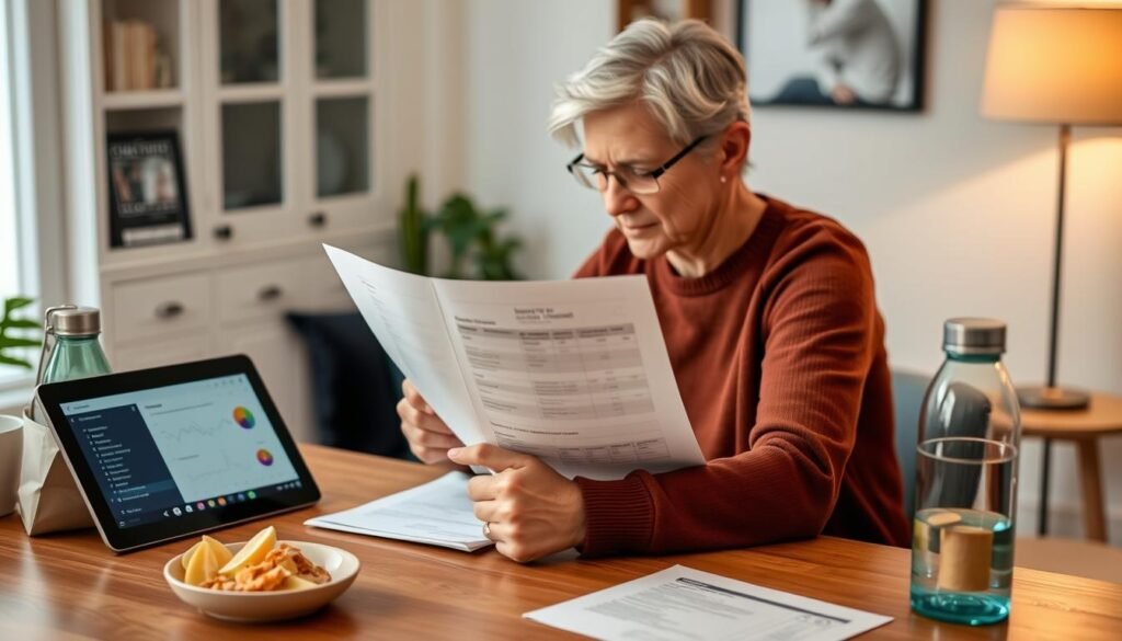 Person reviewing their personalized joint pain management plan Person reviewing their personalized joint pain management plan
